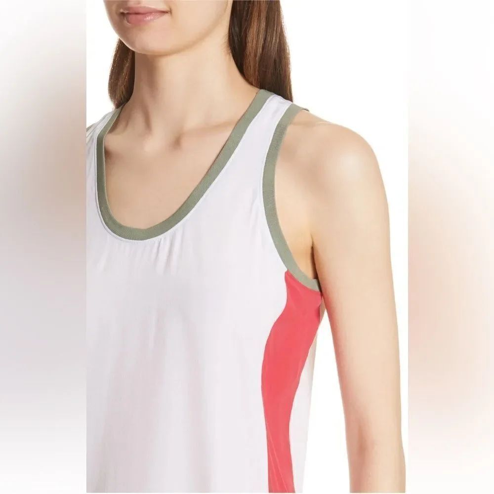 Equipment Femme Woman Mel Colorblock Washed Silk Tank Size Small